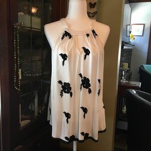 Tiburon Embroidered Halter Top